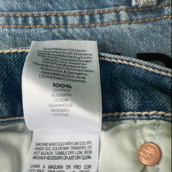 NWT MOTHER The Ditcher Cut Off Short (Romaine Calm) - Picture 13 of 16